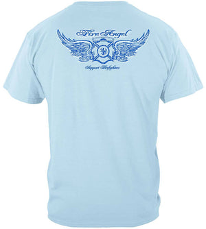 More Picture, Firefighter Fire Angel Premium Hooded Sweat Shirt