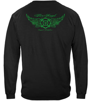 More Picture, Firefighter Fire Angel Premium T-Shirt