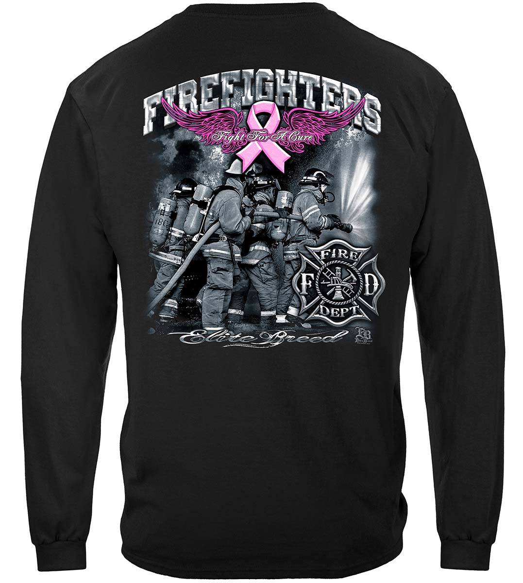 Elite Breed Fight For A Cure Firefighter Premium T-Shirt