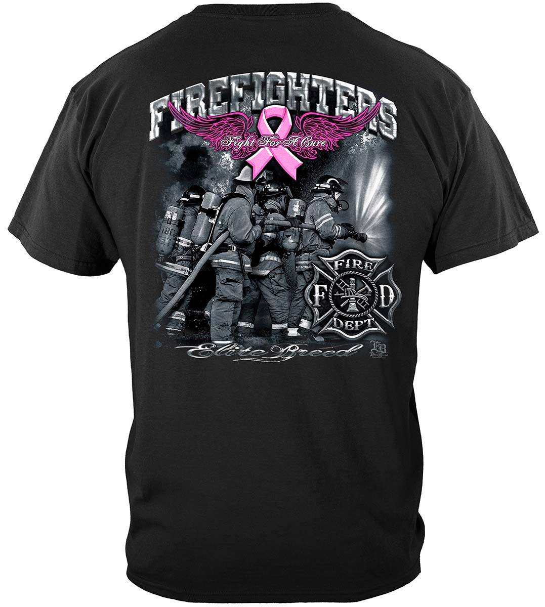 Elite Breed Fight For A Cure Firefighter Premium T-Shirt