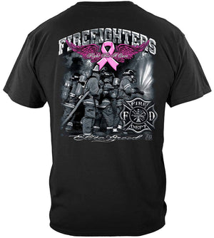 More Picture, Elite Breed Fight For A Cure Firefighter Premium T-Shirt