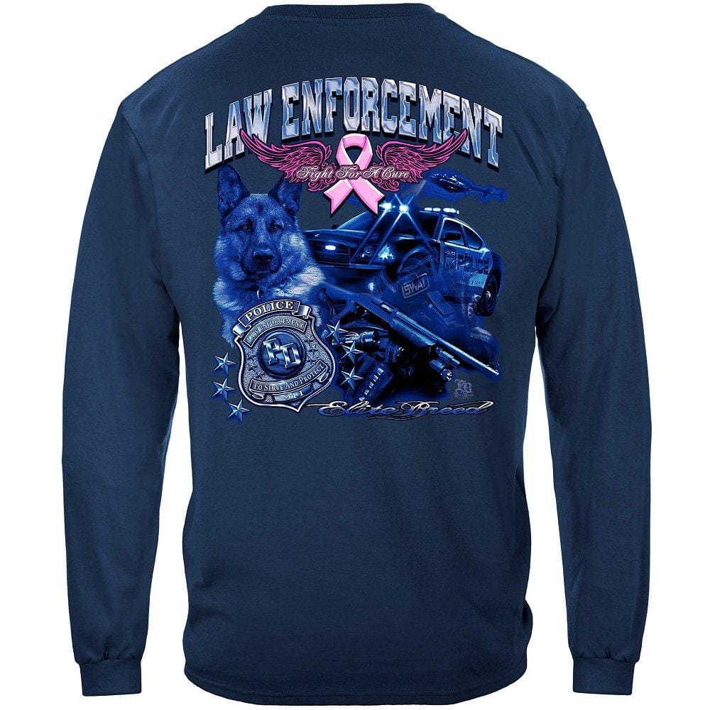 Elite Breed Police Fight Cancer Premium T-Shirt