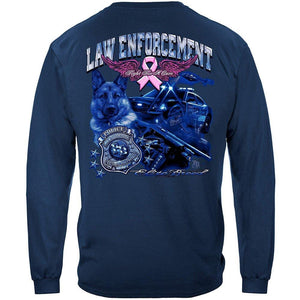 More Picture, Elite Breed Police Fight Cancer Premium T-Shirt