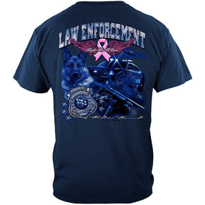 More Picture, Elite Breed Police Fight Cancer Premium Hooded Sweat Shirt