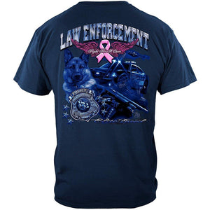 More Picture, Elite Breed Police Fight Cancer Premium T-Shirt