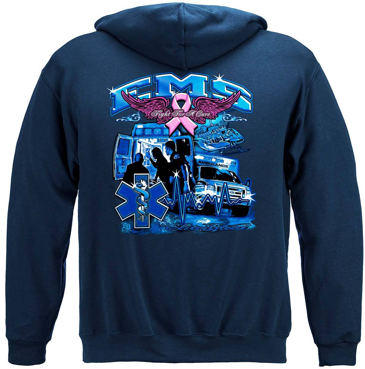 Elite Breed EMS Fight Cancer Premium Hooded Sweat Shirt