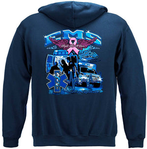 More Picture, Elite Breed EMS Fight Cancer Premium Hooded Sweat Shirt