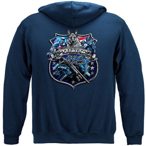 More Picture, Elite Breed Police Force To Serve and Protect Silver Foil Premium Long Sleeves
