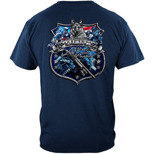 More Picture, Elite Breed Police Force To Serve and Protect Silver Foil Premium Long Sleeves