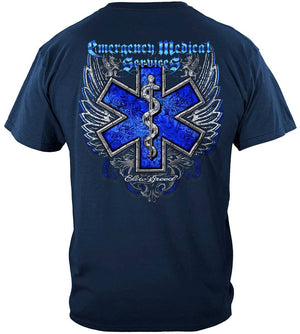 More Picture, Elite Breed EMS Chrome Wings Silver Foil Premium T-Shirt