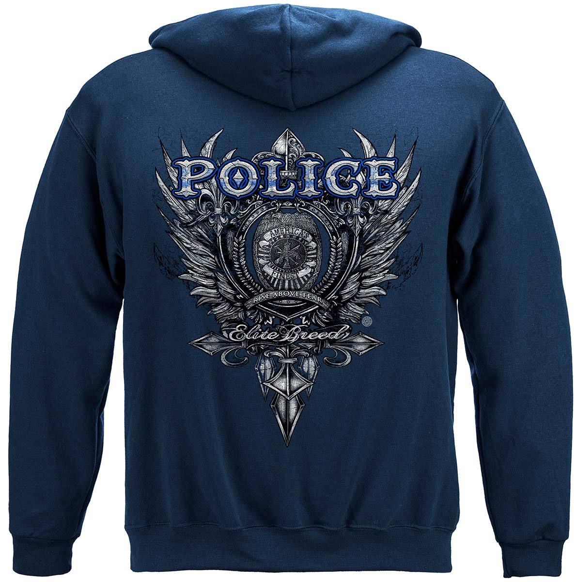 Elite Breed Police Crest Silver Foil Premium Long Sleeves