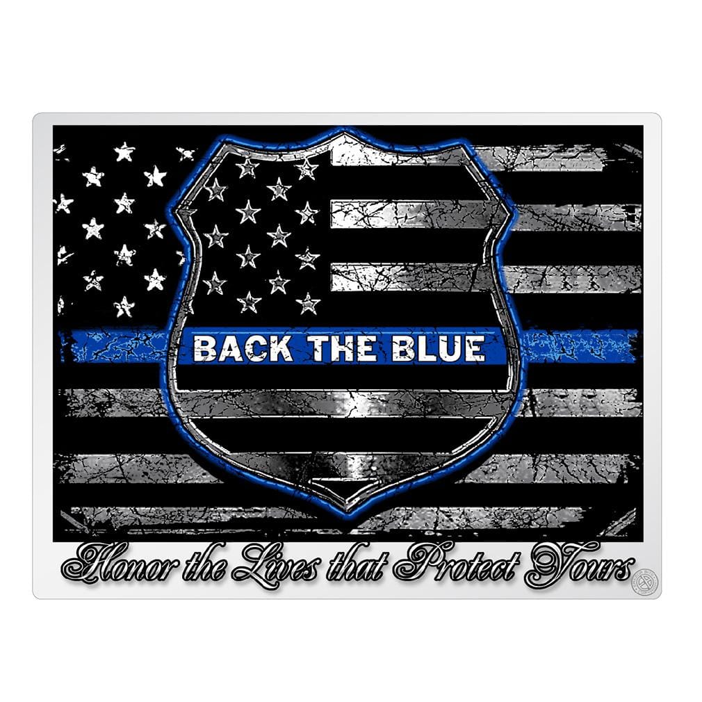 BLUE LIVES MATTER Premium Reflective Decal