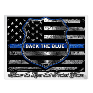 More Picture, Blue Lives Matter Premium Reflective Decal