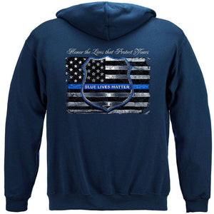 More Picture, Blue Lives Matter Premium Long Sleeves