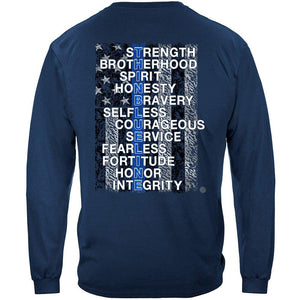 More Picture, Thin Blue Line Strength, Brother Premium T-Shirt