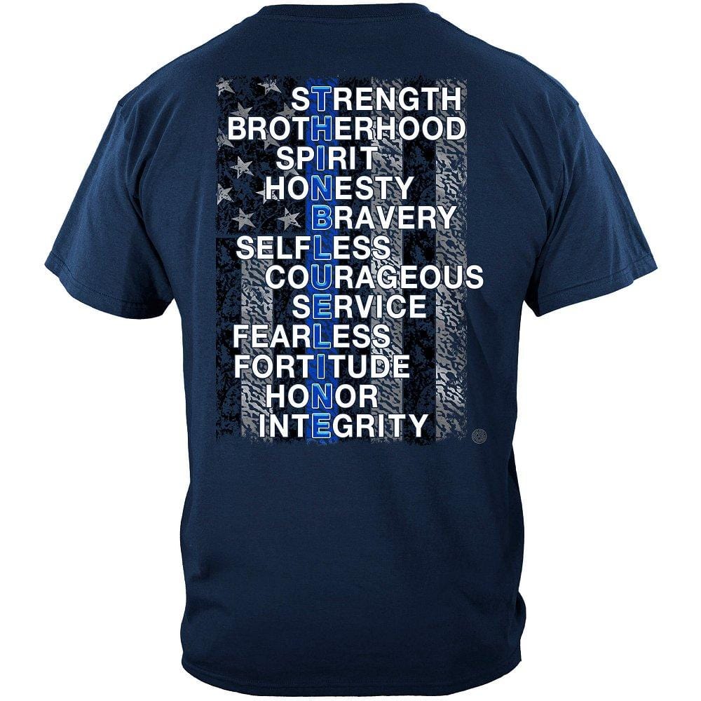 Thin Blue Line Strength, Brother Premium T-Shirt