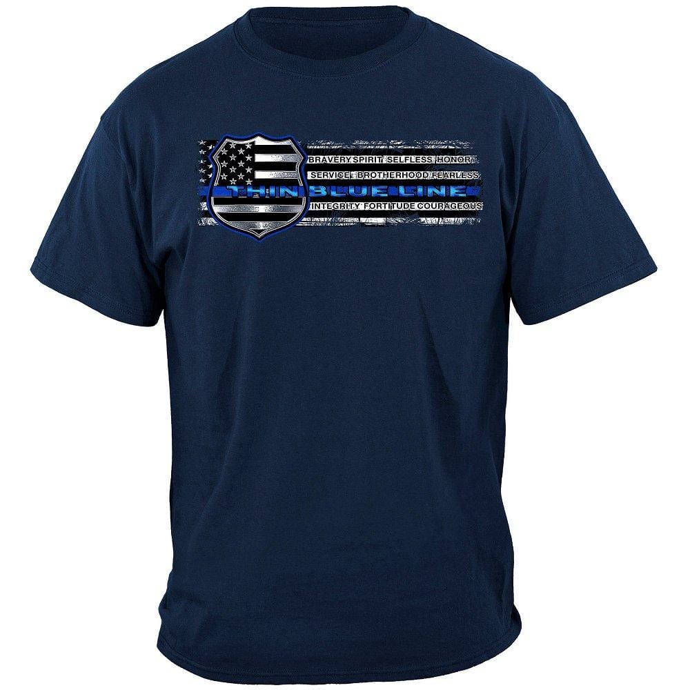 Thin Blue Line Strength, Brother Premium Hooded Sweat Shirt