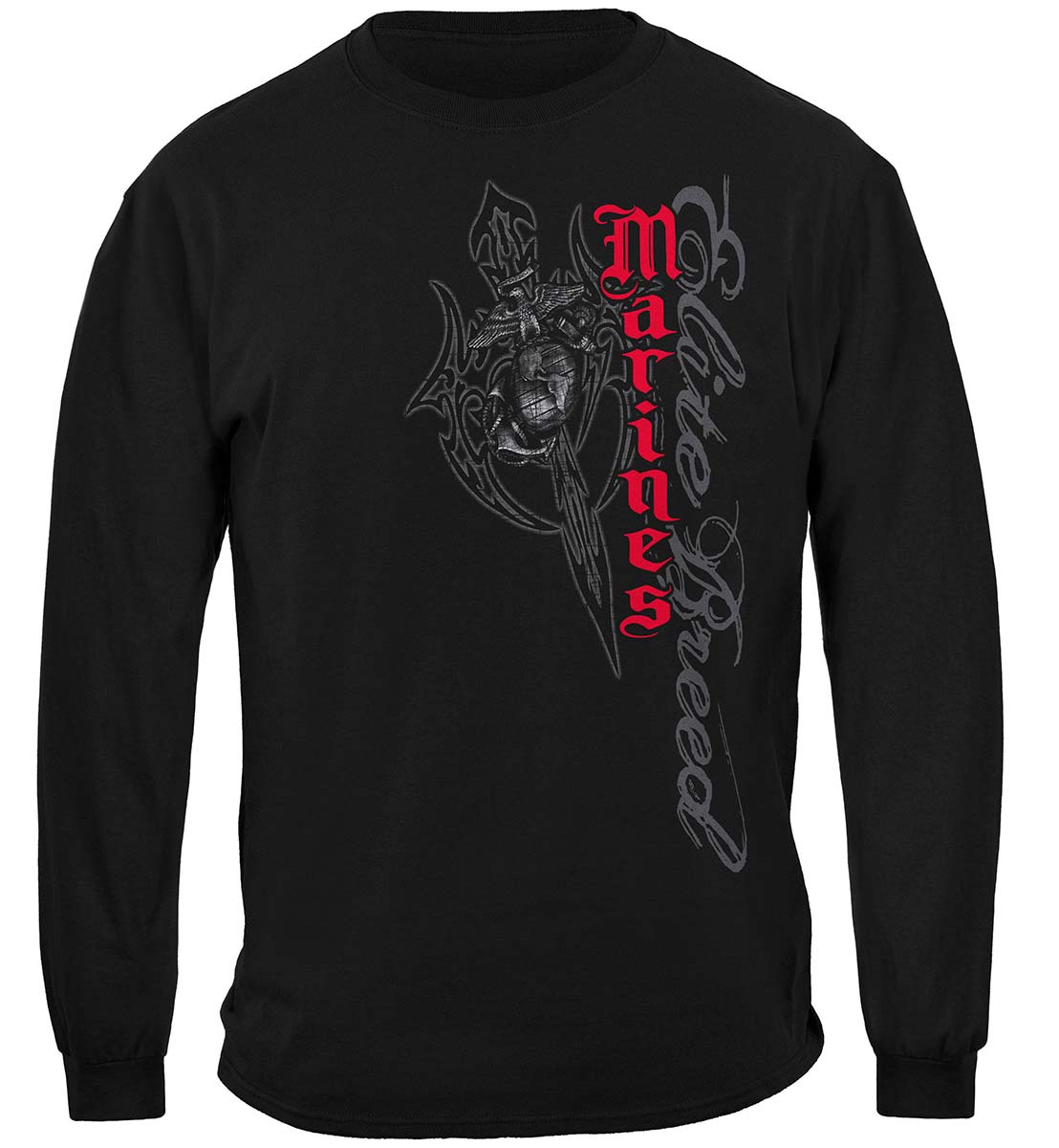 Marine Axes Red Tribal Premium Long Sleeves