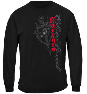 More Picture, Marine Axes Red Tribal Premium Long Sleeves