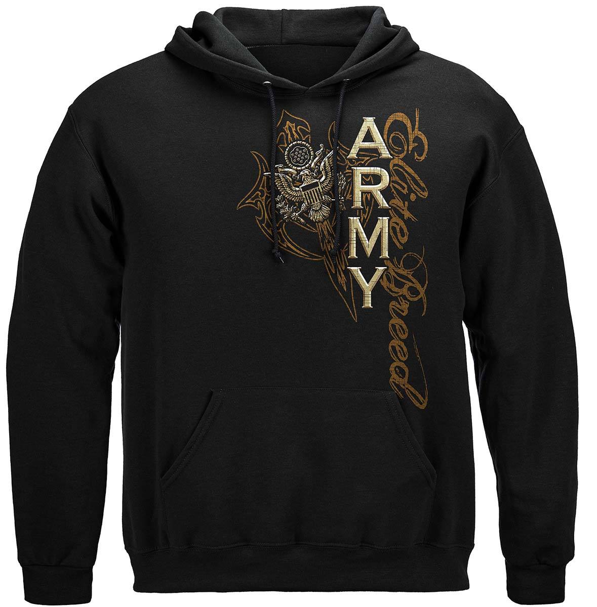 Army Axes Gold Tribal Premium Hooded Sweat Shirt