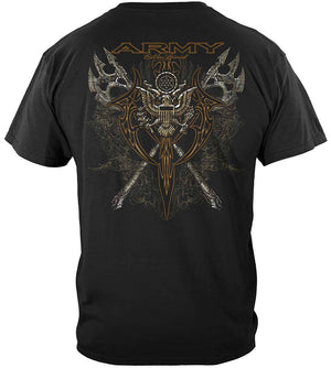More Picture, Army Axes Gold Tribal Premium T-Shirt