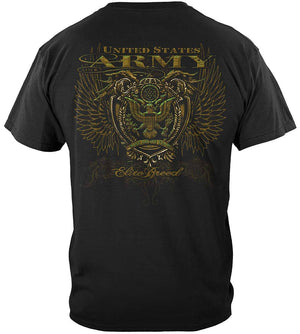More Picture, Army Crest Elite Breed Rise Above Fear Premium T-Shirt