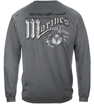 More Picture, Marines Eagle Elite Breed Silver Foil Premium Long Sleeves