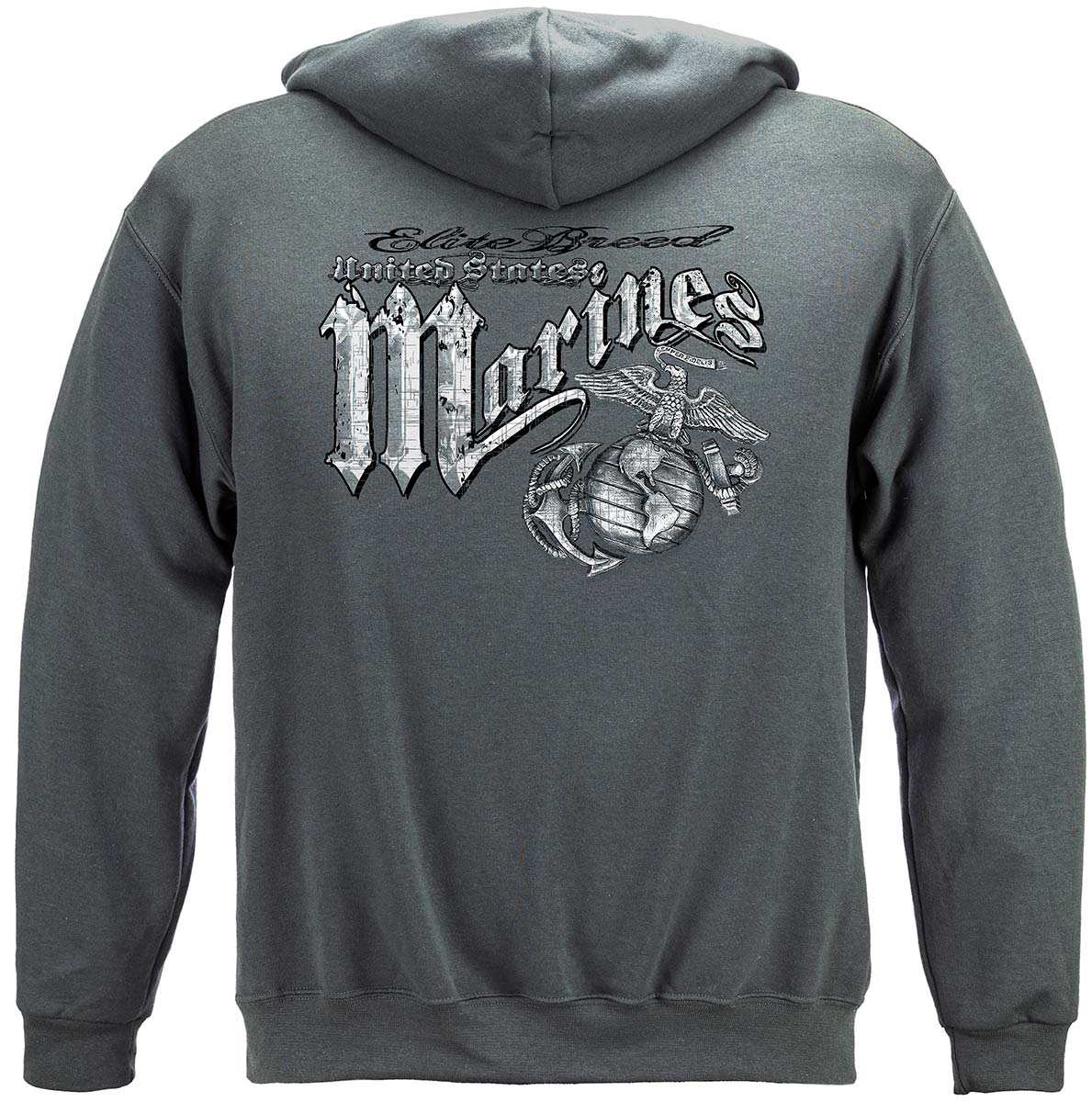 Marines Eagle Elite Breed Silver Foil Premium Long Sleeves
