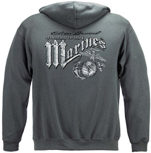 More Picture, Marines Eagle Elite Breed Silver Foil Premium T-Shirt