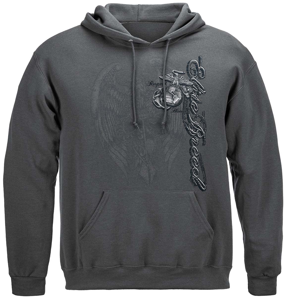 Marines Eagle Elite Breed Silver Foil Premium Long Sleeves