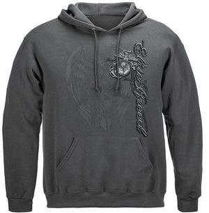 More Picture, Marines Eagle Elite Breed Silver Foil Premium T-Shirt