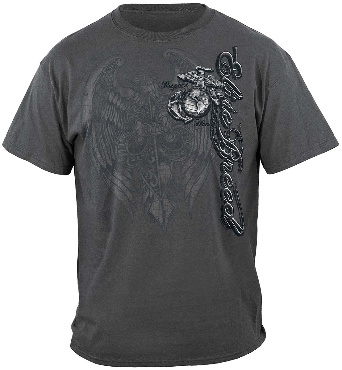 Marines Eagle Elite Breed Silver Foil Premium Long Sleeves