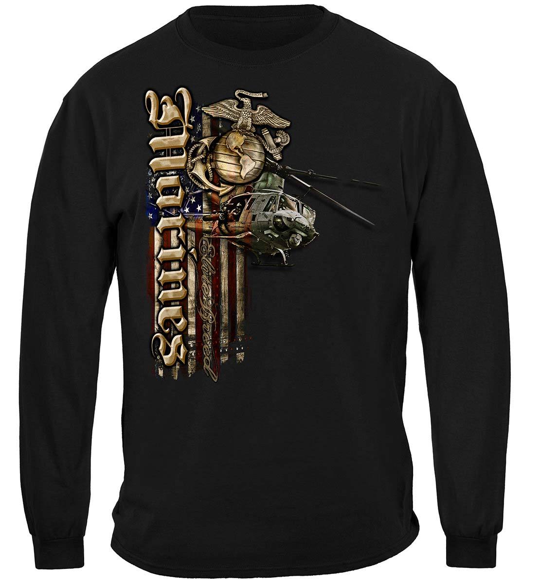 Elite Breed USMC Marines Aerial Assault Premium Long Sleeves
