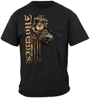 More Picture, Elite Breed USMC Marines Aerial Assault Premium T-Shirt
