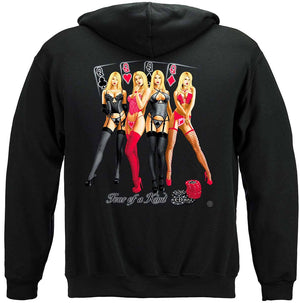 More Picture, Four Of A Kind Premium Hooded Sweat Shirt