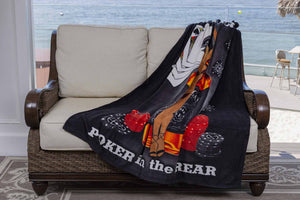 More Picture, Liquor Up Front Poker In The Rear Premium Blanket