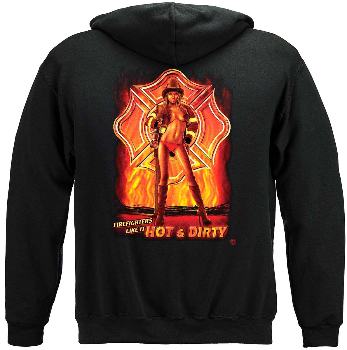Hot &amp; Dirty Premium Hooded Sweat Shirt