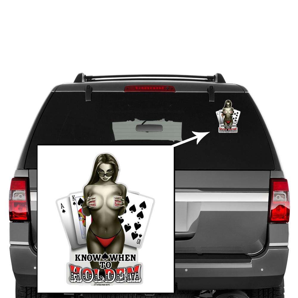 Know When To Hold Them Premium Reflective Decal