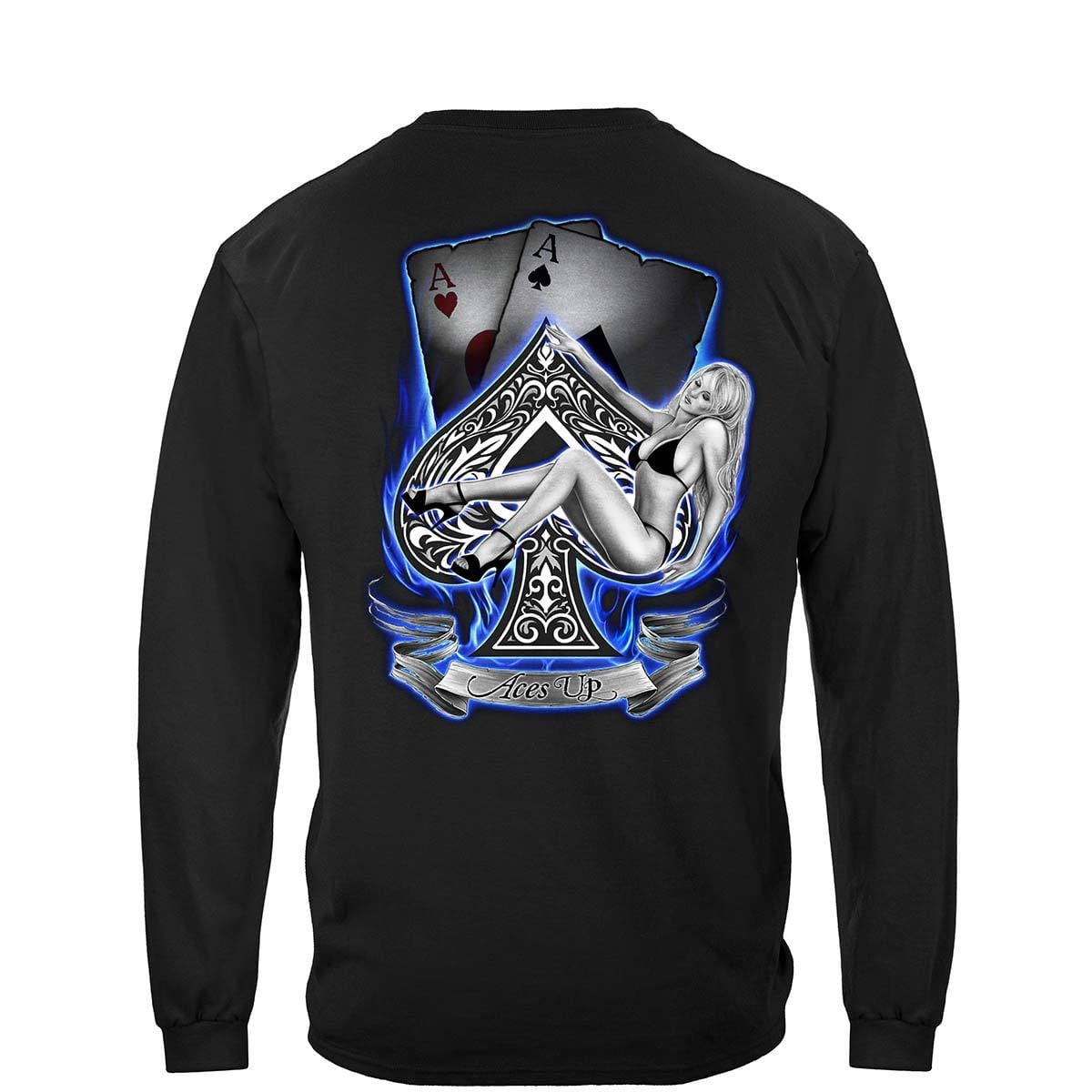 Aces Up Premium Hooded Sweat Shirt