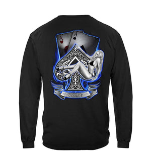 More Picture, Aces Up Premium Hooded Sweat Shirt