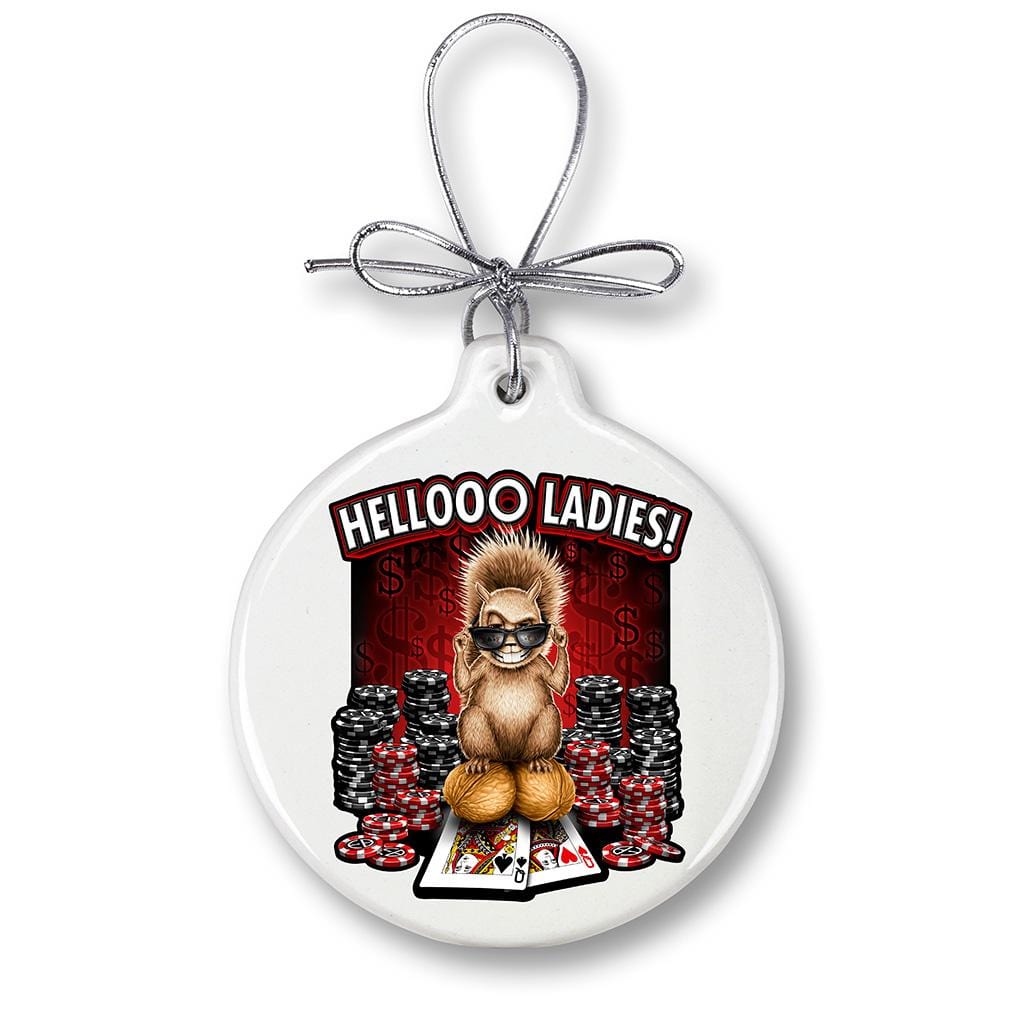 Hello Ladies Christmas Tree Ornaments