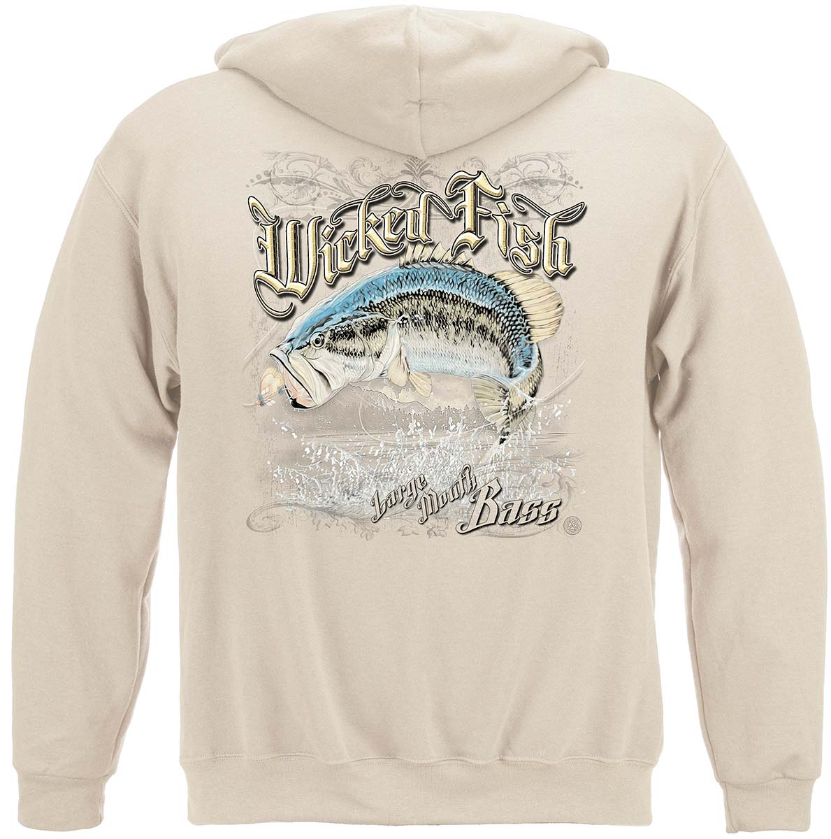 Vintage Bass Premium Hooded Sweat Shirt