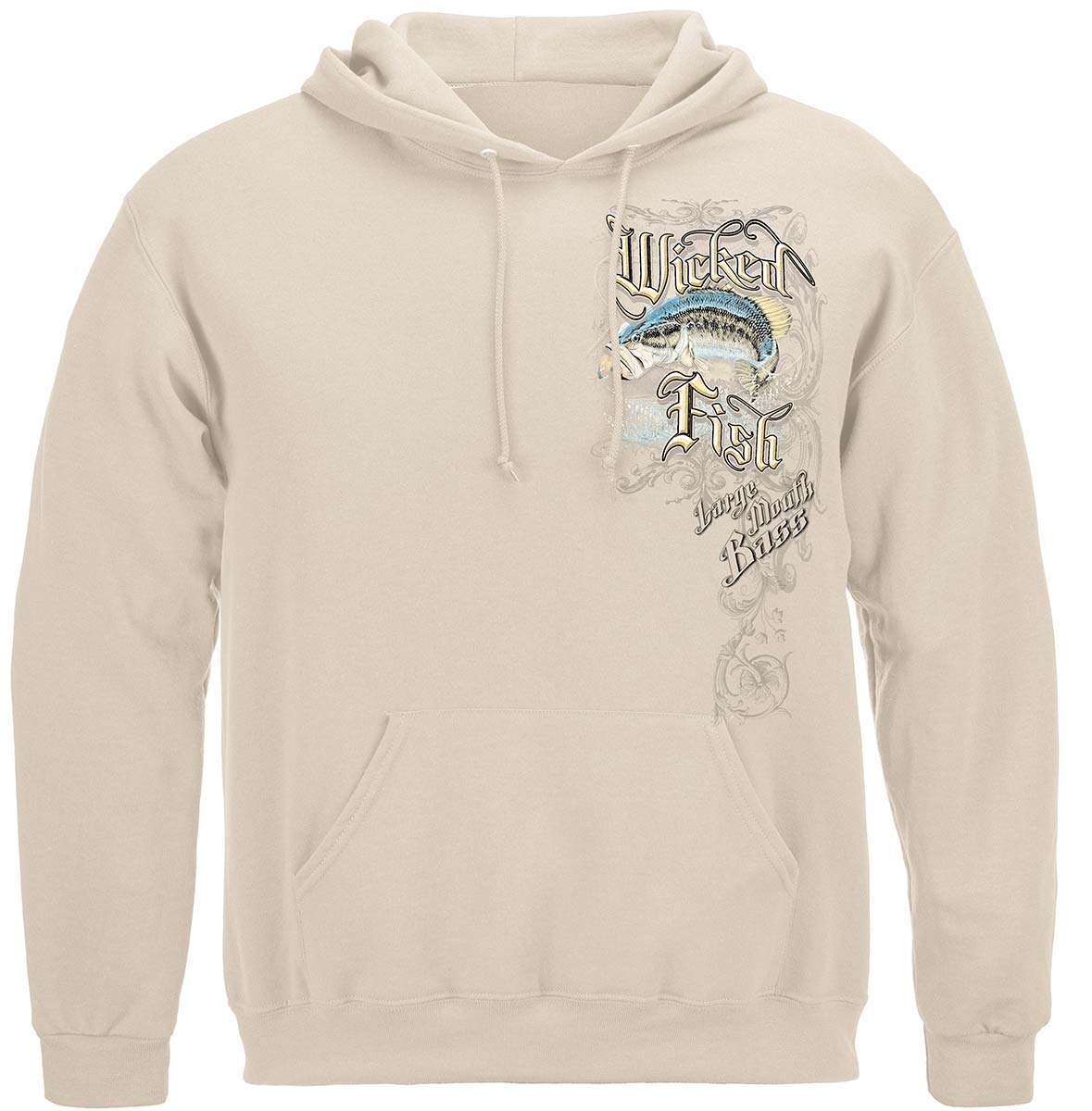 Vintage Bass Premium Hooded Sweat Shirt