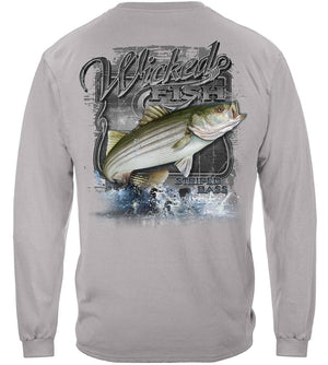 More Picture, Fightin Bass Premium Hooded Sweat Shirt