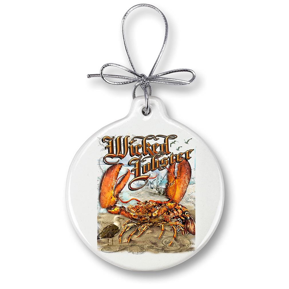Lobster Fishing Christmas Tree Ornaments