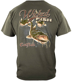 More Picture, Wicked Fish Catfish Premium Long Sleeves