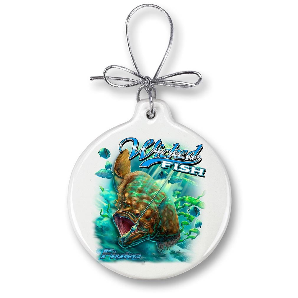 Bucktail Fluke Lure Fishing Christmas Tree Ornaments