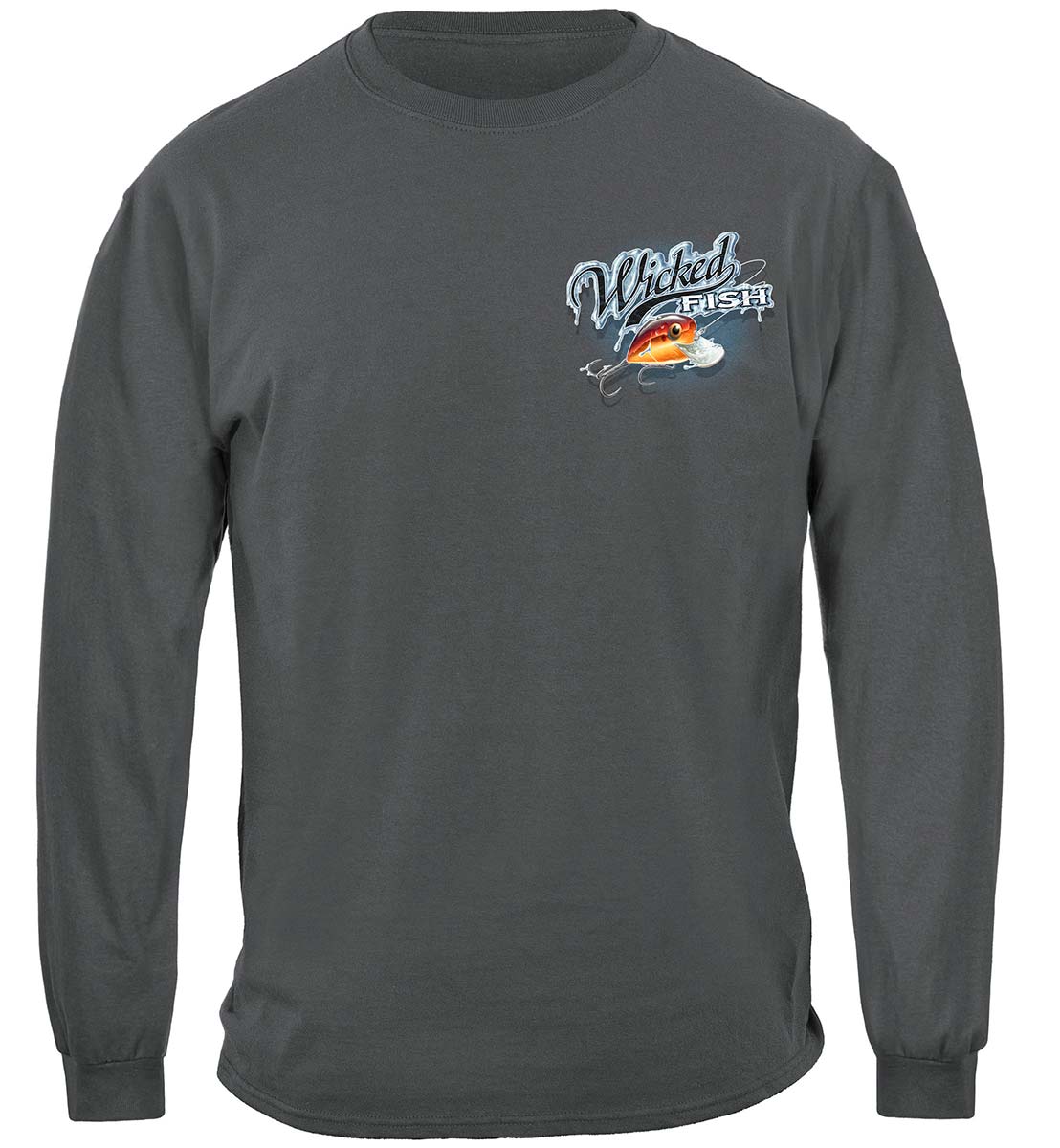 Wicked Fish Large Mouth Bass With Popper Premium T-Shirt