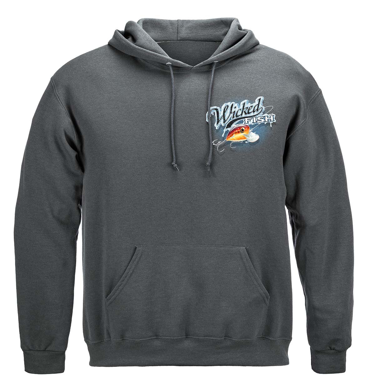 Wicked Fish Large Mouth Bass With Popper Premium T-Shirt