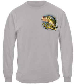 More Picture, Wicked Fish Large Mouth Bass With Popper Jumping Frog Premium T-Shirt